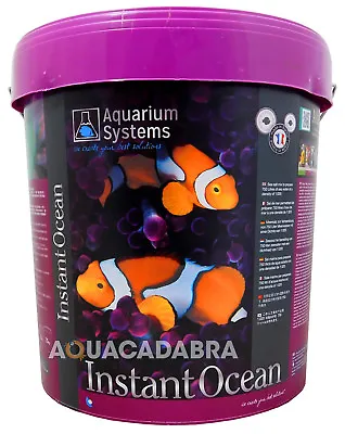 INSTANT OCEAN 20kg SYNTHETIC SALT BUCKET MARINE AQUARIUM REEF CORAL FISH TANK • £56.75