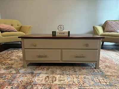 Beautiful Reclaimed Coffee Table With Storage • $200