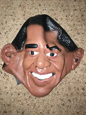 Democratic President Barrack Obama Adult Vinyl Mask Halloween Costume Accessory • $17.99