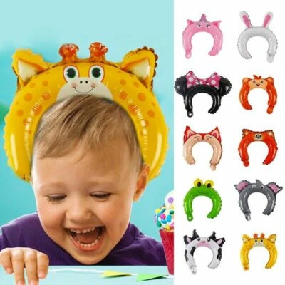 £4.99 • Buy 10 PCS Kids Headband Balloon Children Birthday Party Decoration