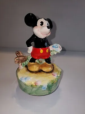 Vintage Sankyo Mickey Mouse Japan Music Box • $10
