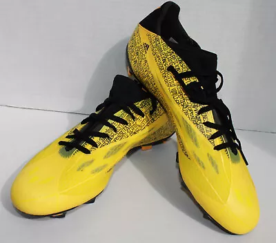 Adidas X Speedflow Messi.3 FG Bright Yellow Soccer Cleats Men's Size 11.5 EU 46 • $32