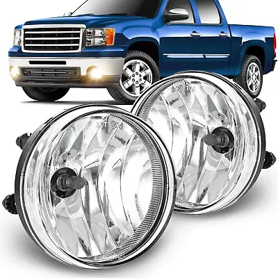 For 07-13 GMC Sierra 1500 /07-14 GMC Sierra 2500HD 3500HD Fog Lights -Left&Right • $35.99