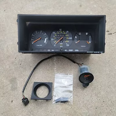 Volvo 240 Instrument Cluster Tested 1986-1991 GL Clock 242 244 245 Tachometer • $500