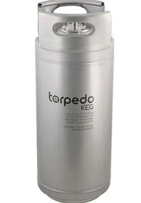 Torpedo Ball Lock Corny Kegs (Stackable Kegs) Homebrew Stainless Steel Ball Lock • $140