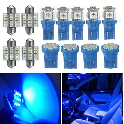 13pcs 8000K LED Interior Package Kit Blue Light Car Side Marker Lights Car Parts • $9.99