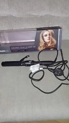 Babyliss Hair Curling Wand Pro Ceramic Dial-A-Heat 32  - Black  • £15.99