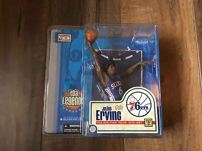 JULIUS ERVING NBA Legends Ser 1 - 76ers Hardwood Classic Figure McFarlane • $28