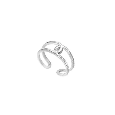 M&T Stainless Steel Open Adjustable Ring 2 Colors Ring Wholesale JWYC09 • $2.90