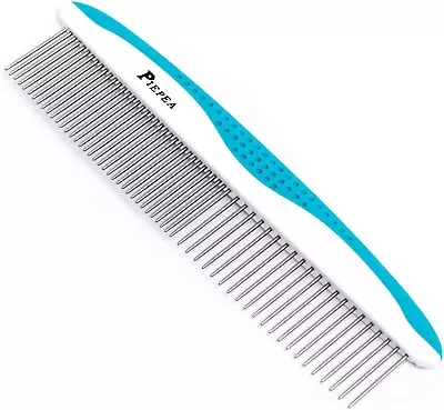 Pet Comb Stainless Steel Teeth Comb For Dogs & Cats Pet Hair Comb For Home Gro • $11.76