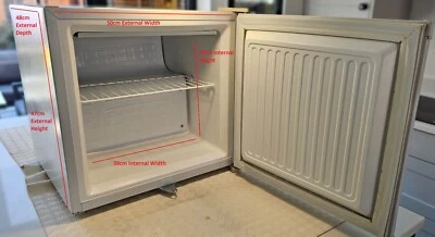 £50 • Buy Fridgemaster MTRZ502 Table Top Compact Mini Freezer 58L In White 