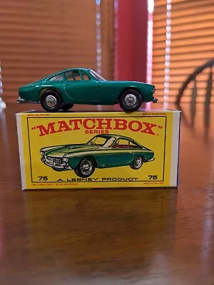 Matchbox 75 Ferrari Berlinetta - 1965 Lesney W Box • $45