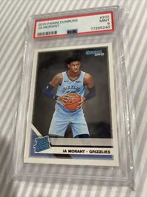 2019 Panini Donruss Ja Morant RC Psa 9#202 • $14.99