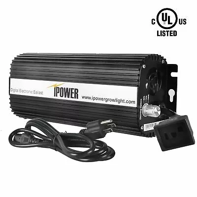 IPower 400/600/1000W Digital Dimmable Electronic Ballast For HPS MH Grow Light • $125.99