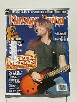 Vintage Guitar Magazine March 2007 Keith Urban - Charlie Gracie - VOX Ac15 - 422 • £5.62