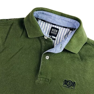 Boggi Milano Men's 100% Cotton Slim Fit S/S Polo Shirt Green• Medium • $20.99