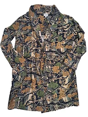 Men's Size L/XL Cabela's Seclusion 3D Camo Belted Bath Robe • $49.99