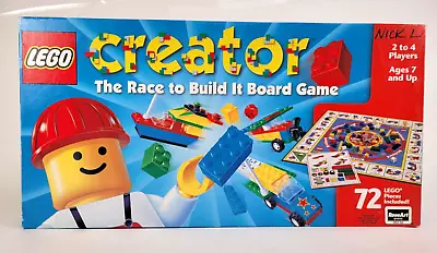 Vintage -  LEGO CREATOR -  The Race To Build It -  Board Game -  100% COMPLETE • $42.97