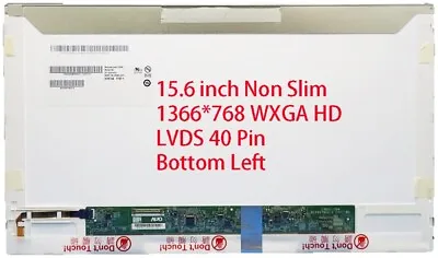 15.6  1366*768 HD Screen For Lenovo Ideapad Z560 Z570 Z575 B570E B575e B580 B590 • $42.75