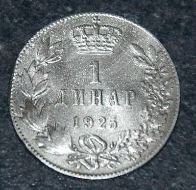 One Dinar Coin From Former Yugoslavia 1925 • £3