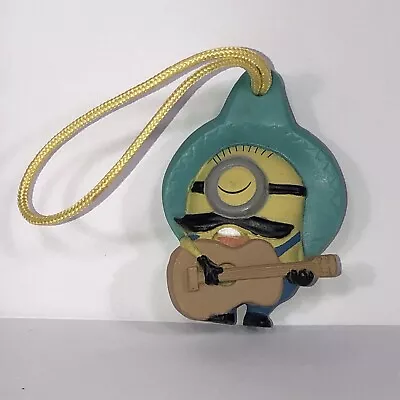 Minions Guitar Hanging Ornament Plastic Mfd. For GMI 3  Tall Christmas • $9.09