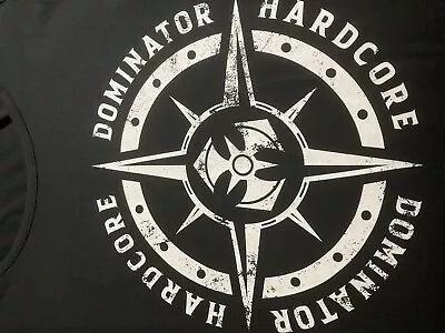 Mens Dominator Festival Black Vest Size XXL (New) Hardcore / Gabber  • £50