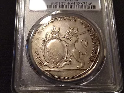 1776 Zurich Switzerland Thaler Silver Lion Pcgs Xf40 Gold Shield World Type Coin • $700