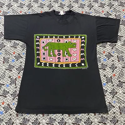 Aztec Wolf 90s VTG Single Stitch Men's XL T-Shirt • $24.99