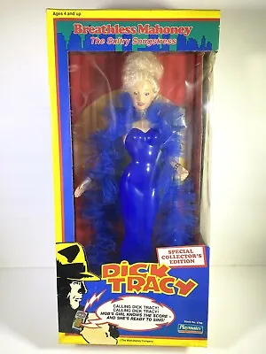 Nib 1990 Dick Tracy Doll 14  Playmates Breathless Mahoney The Sultry Songstress  • $19.99