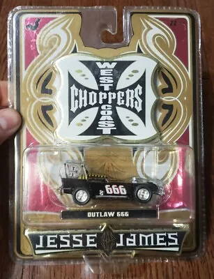 2006 West Coast Choppers Jesse James Outlaw 666 Model Dirt Track Race Car 1:64 • $17.28