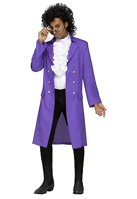 Purple Rain Prince Rocking 80's Pop Singer Adult Costume • $29.99