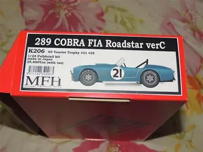 Mfh Model Factory Hiro 1/24 Shelby Cobra 289 Fia Roadstar Super Detail Kit K-206 • $369.99