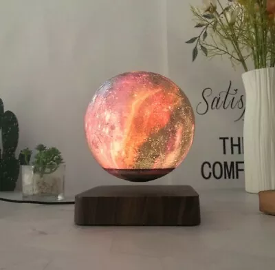 £74.99 • Buy Floating Galaxy Lamp Magnetic Levitation, Rotating Moon Planet Night Light,Gift 