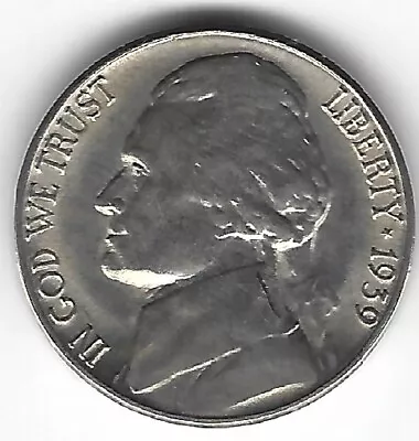 Jefferson Nickel  1939 S • $5.99