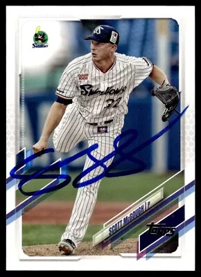 2021 Topps NPB Baseball Card Scott McGough Tokyo Yakult Swallows #84 Signed • $10.99