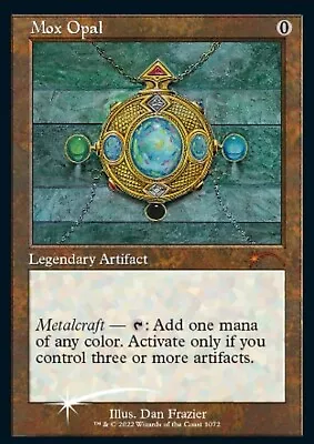 MTG Single:  Mox Opal - Etched Foil From Dan Frazier Secret Lair Mox Box - NM • $130.85