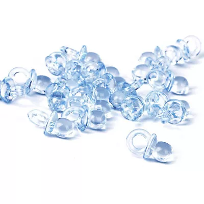 120 Pcs Baby Shower Favors Pacifier Gift Clear Bath Gifts • £10.69