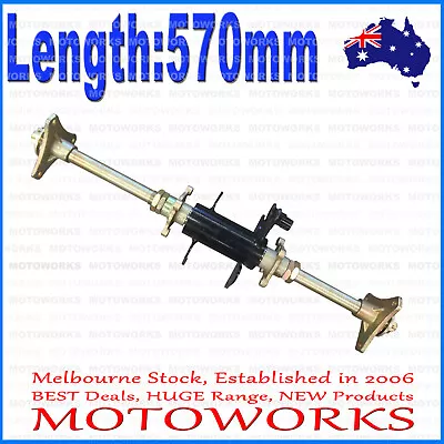 $89.99 • Buy Rear Axle Assembly +Carrier Hubs 50cc 70cc 110cc Quad Dirt Bike ATV Buggy 00B