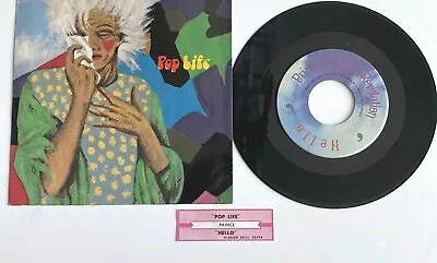 Prince Pop Life 1985 7” 45RPM Picture Sleeve Title Strip- EXCELLENT PLUS!! • $9.99