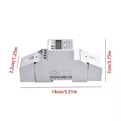 XTM35SA Energy Meter Digital LCD Single Phase 220V KWh Meter DIN-Rail Electric • $41.55