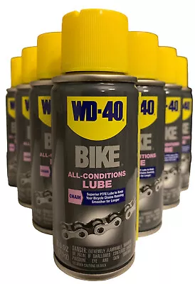 5x - WD-40 BIKE All Conditions LUBE Chain Cleaner Degreaser 2.5oz - Lot Of 5 • $24