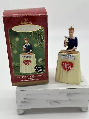 Hallmark Keepsake Ornament I Love Lucy Does A TV Commercial Christmas 2001 • $13.40