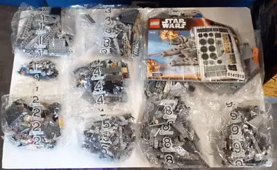 Star Wars LEGO 75105 Millennium Falcon Force Awakens 2015 Retired NO BOX • $129.99