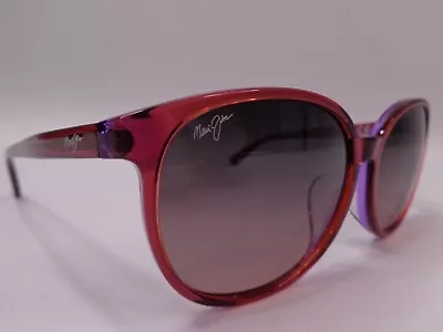 Maui Jim Water Lily Mj796-09b Sunglasses Burgundy Purple Made In Japan 62-14-140 • $90