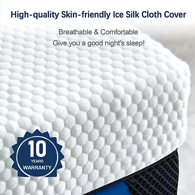 Mattress 8 10 12 14 Size Twin Full Queen King Comfort Gel Memory Foam Mattress  • $136.96