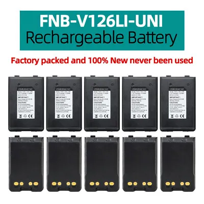 10PC FNB-V126LI-UNI Li-ion Battery 2300mAh For Vertex Standard VX-160 VX-180 • $180