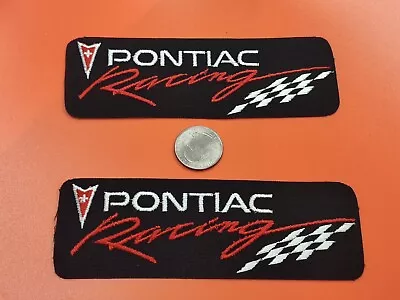 2 Pontiac Racing Team Parts Equipment Uniform Jacket Hat Shirt Dealer Patch New • $11.95