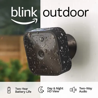 Blink Outdoor (3rd Gen) Add-On Home Security Camera | HD Video Work With XT1 XT2 • $45.50