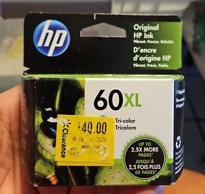 APR/2023 Genuine HP 60XL Tri-Color CC644WN Original Ink Cartridge • $19.99