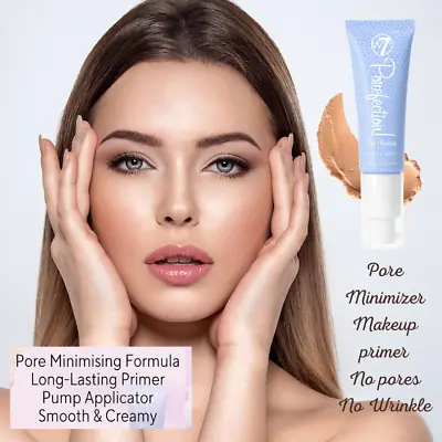 W7 Face Primer Makeup PORE FIXER MINIMISER BASE OIL FREE LONG LASTING 18ML • £7.99